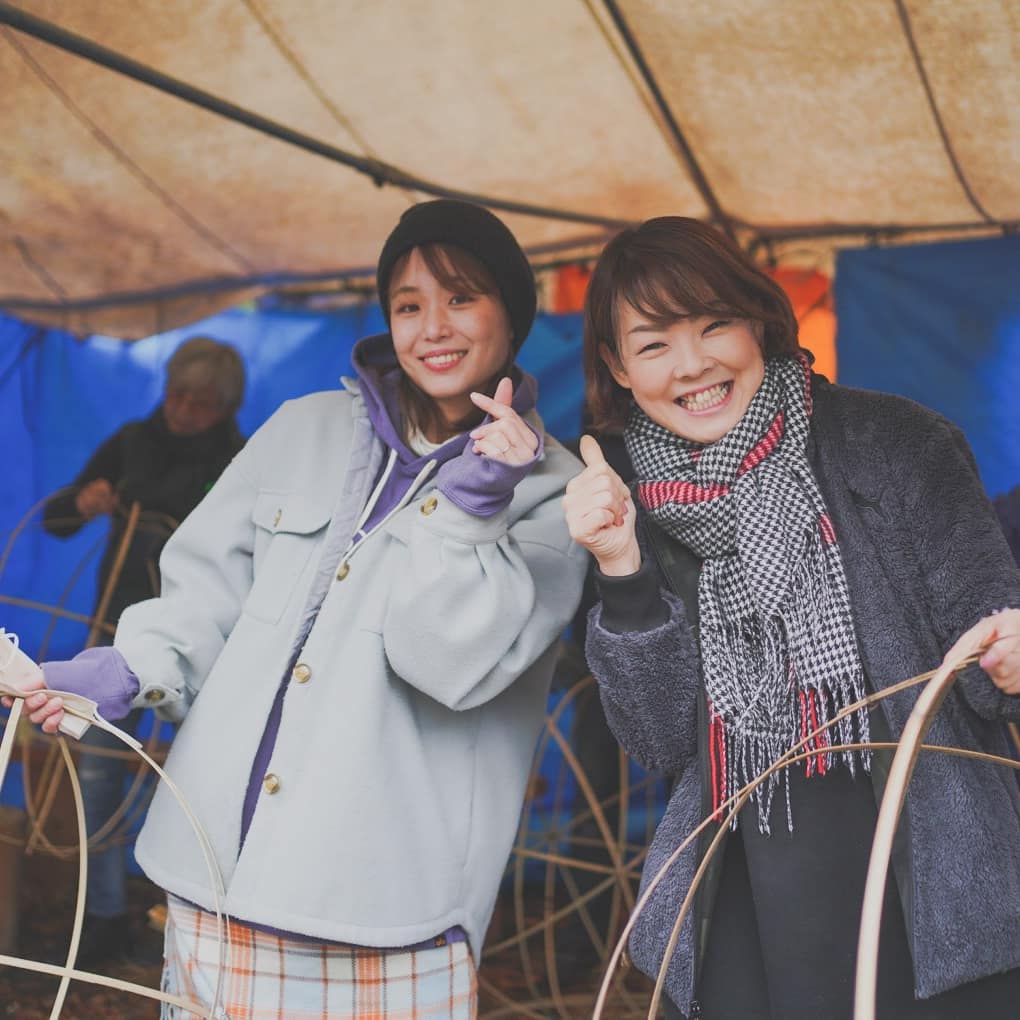 今年もいよいよ、この季節が黒川温泉　湯あかり　の飾りをみんなで作りました黒川温泉に今年もたくさんの方に来ていただけるように。