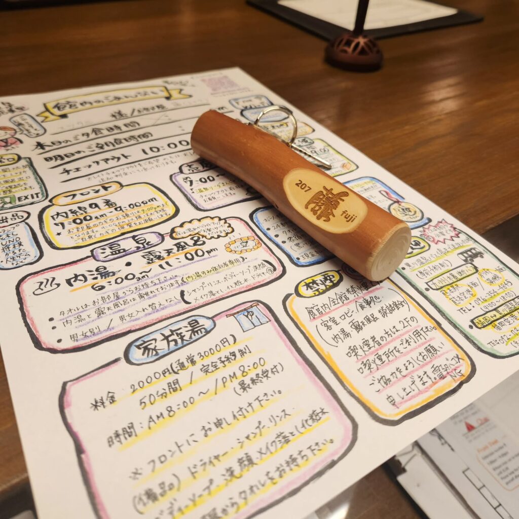 あえて手書きで。